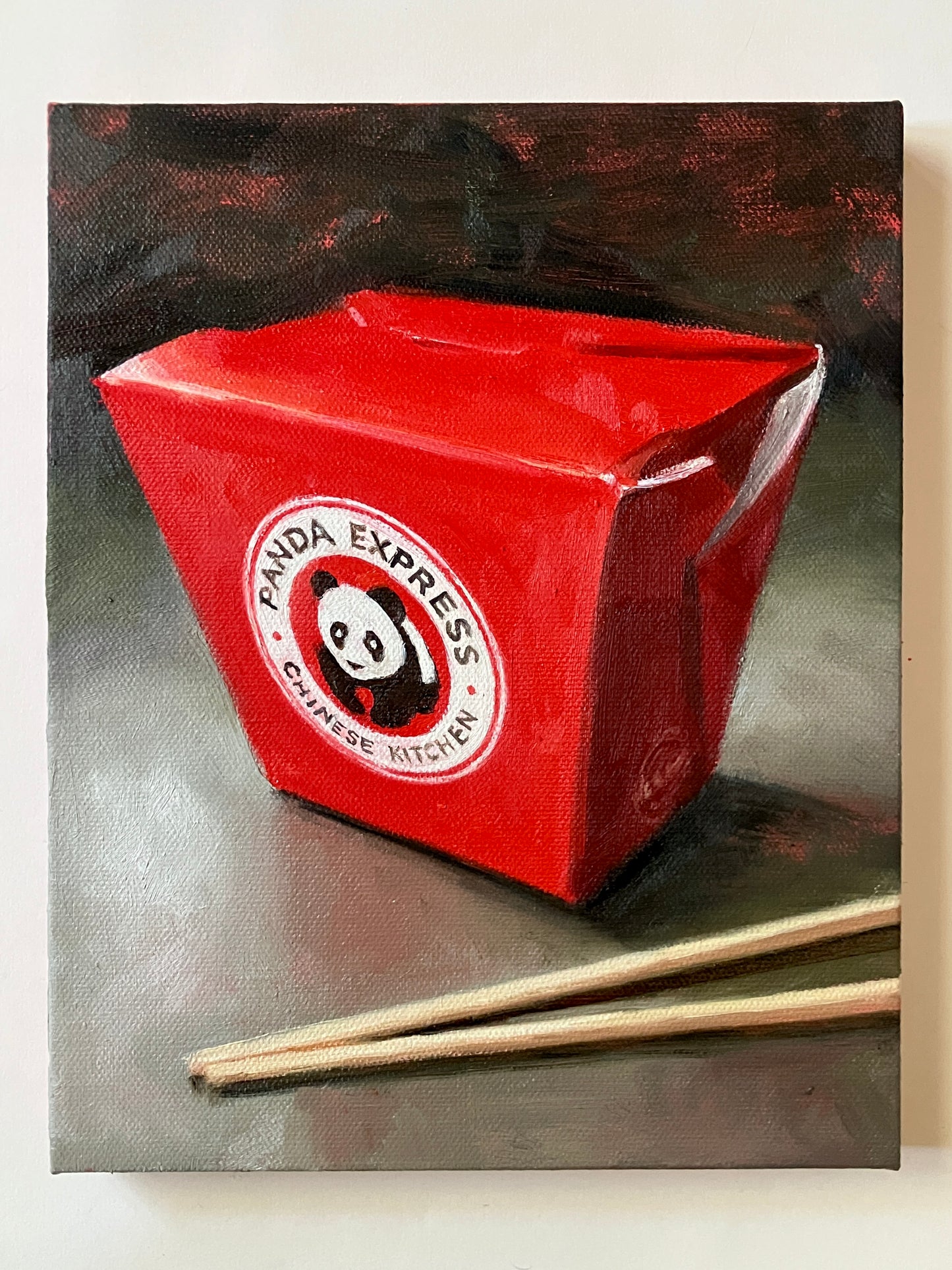 Takeout Container (Panda Express, 8”x10”) – Original Painting